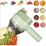 Cortador Triturador Elétrico Multifuncional Vegetais 4 Em 1