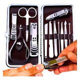 Cortador Unha Alicatinho Kit Fazer Unhas Homem Mulher Aço In