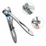 Cortador Unha Grossa Grande Dedão Pé Mão Aço Inox Resistente Cor Cinza escuro