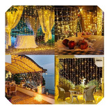 Cortina 300 Leds Casamento Branco Quente 3m X 2m