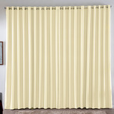 Cortina 4 00x2 80 Metros Blackout Blecaute Bege Claro Corta Luz Em Tecido Grosso Para Quarto E Sala Texfine
