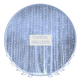 Cortina 500 Leds Branco Frio Fixa 8 Funções 110v 220v 4x2 2