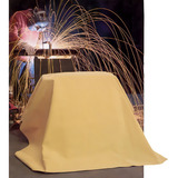Cortina Antichama De Aramida Kevlar P Solda 1200x4000x1 7mm Cor Dourado