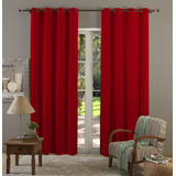 Cortina Barra Blackout Blecaute Pvc Corta Luz 2 00 X 1 30 Cozinha Cor Vermelho