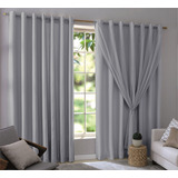 Cortina Blackout Blecaute Pvc Voil 2 80 X 2 50 Atacado Cor Cinza