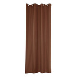 Cortina Blackout Privacidade Proteção Café 54x108inch