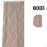 Cortina Box Casas Valencia Pvc Marrom 198x180cm Privacidade