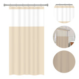 Cortina Box Em Pvc Antimofo Banheiro Com Visor Resistente