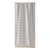 Cortina Box Para Banheiro Poliéster Linhas Minimalistas 180x200cm Uzoo