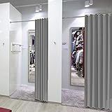 Cortina Cinza Para Provador De Roupas 100 Privacidade 1 50x2 00