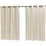 Cortina Corta Luz Blackout Blecaute 2 80 X 1 60 Cor Palha