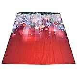 Cortina De Chuveiro Boa Cortina Decoração De Natal 3D Cortina De Chuveiro Impressão Digital 3D Cortina De Natal Cortina De Natal Digital 3D Individualizada Para Decoração De