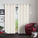 Cortina De Ilhós Láglio 200x180 Natural Beca Decor