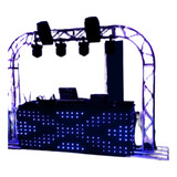 Cortina De Led 1x3 Flexível Para Cabine De Dj Premium