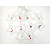 Cortina Fio D fada 130 Leds Warm Estrela Figuras Natalinas Cor Das Luzes Branco Qunte 110v 220v