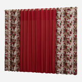 Cortina Floratta Estampada 2 00 X 1 70 Para Quarto Ou Sala