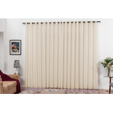 Cortina Gruesa De Tela Oxford Gabi Pires Enxovais 3 M X 2 50 Color Avellana
