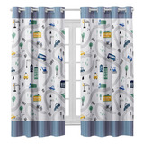 Cortina Infantil Blackout 2 80 X 2 20 Quarto Meninos