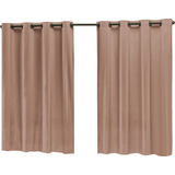 Cortina Infantil Blackout Blecaute Corta Luz 2 80 X 1 60 Cor Avelã