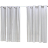Cortina Infantil Blackout Blecaute Corta Luz 2 80 X 1 60 Cor Branco