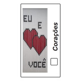 Cortina Italiana Original 2 10x0 82 Eu E Voce Corações Amor