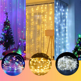 Cortina Led Decoração 3x3 Metros 110v 220v Bivolt 300 Leds