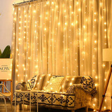 Cortina Luzes 900 Leds Casamento 4mx3m Branco Quente frio Cor Das Luzes Branco Quente 110v Azy Comercial