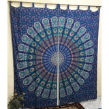 Cortina Manta Casal Mandala Colcha Indiana Boho Charme