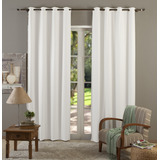 Cortina Mc Cortinas Blackout Barra Pvc Corta Luz 1 30 X 2 00 Cozinha Cor Branco