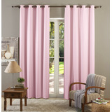 Cortina Mc Cortinas Blackout Blecaute Pvc Corta Luz 1 30 X 2 00 Cozinha Cor Rosa claro