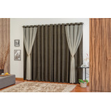 Cortina Nobre Com Pedraria Para Varão Simples 3 00m X 2 60m