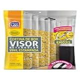 Cortina Para Box EMOJIS Visor Cristal 1 35x2 00m Plast Leo Ref 623 H