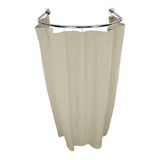 Cortina Provador Arco 70x70 E 90x90 Blackout Tecido Cor Areia