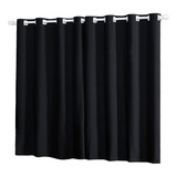 Cortina Roma Oxford 3 00 X 2 50 Metros Para Sala E Quarto Cor Preto