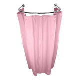 Cortina Rosé 2 00x1 90 Provador Lojas Arco Com Ganchos Full