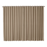 Cortina Tecido Blackout 5 00x2 50 Quarto Com Ilhos Cromado