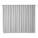 Cortina Tecido Blackout Grosso 3 00 X 2 50 Para Apartamento Cor Gelo