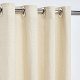 Cortina Tecido Linho 2 00 X 1 80 Altura Com Varão Incluso 2m