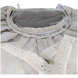 Cortinado Mosquiteiro Veu Para Dossel De Parede Bebe