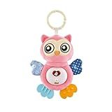 Corujinha Rosa Com Luz De Pelúcia Mobile Musical Zoop Toys