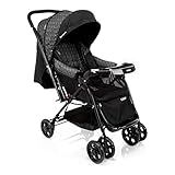 Cosco Kids Carrinho De Bebê Reverse Preto Rajado