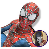 Cosplay Homem Aranha Clássico Adulto Completo Com Faceshell