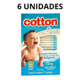 Cotonete Cotton Hastes Flexíveis 6 Caixas
