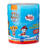 Cotonete Haste Flexível Algodão Patrulha Canina Topz Baby