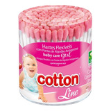 Cotonete Haste Flexível Cotton Baby Care Pote 150 Unidades