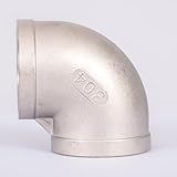COTOVELO 90º INOX 304 150LBS ROSCA -BSP- - 1-1-2 -48-30mm-