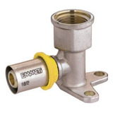 Cotovelo C flange P gas 16x1 2 Prensar Emmeti