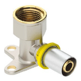 Cotovelo Fêmea Gás Flange 20mm X 3 4 Prensar Emmeti 