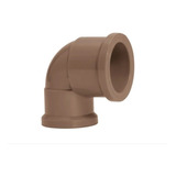 Cotovelo Joelho 3 4 90 Soldável 25mm Marrom 50 Peças Krona