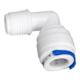 Cotovelo Joelho Conector Engate Rápido L Rosca 1 4 Para Mangueira Tubo 3 8 Soft Everest